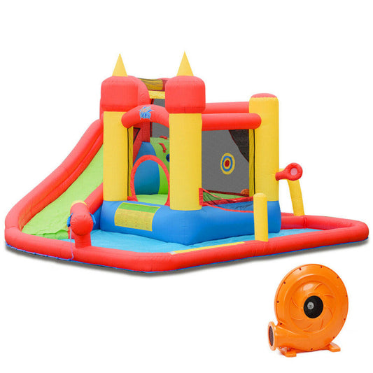 Inflatable Blow Up Water Slide  Bounce House with 740 W Blower - Tampa Home & Garden Store