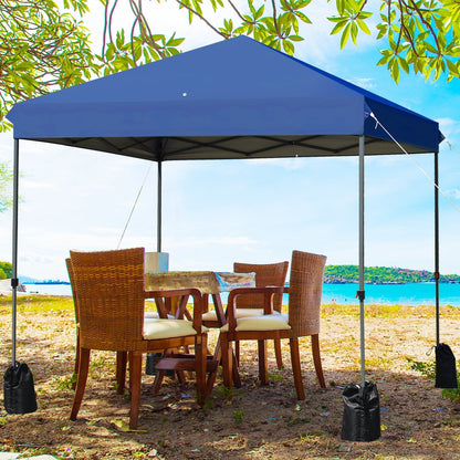 GemGear 8x8 ft blue outdoor pop-up canopy tent with roller bag on Tampa Home & Garden Store