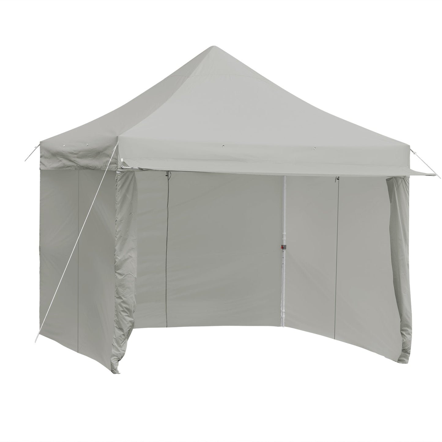 Gazebo plegable de 10 x 10 pies con 5 paredes laterales removibles con cremallera y toldo extensible - Azul