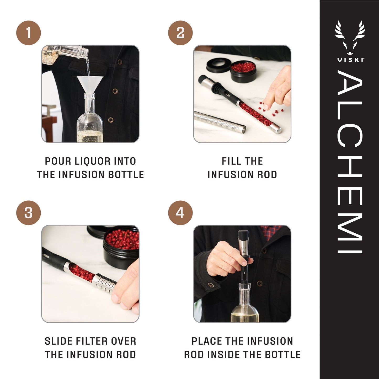 Alchemi Spirits Infusion Kit and Cocktail Tools
