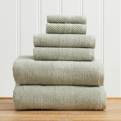 Pure Cotton Woven Bath Towel Set and a Soft Feel