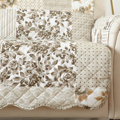 Reversible Floral Patchwork Furniture Cover