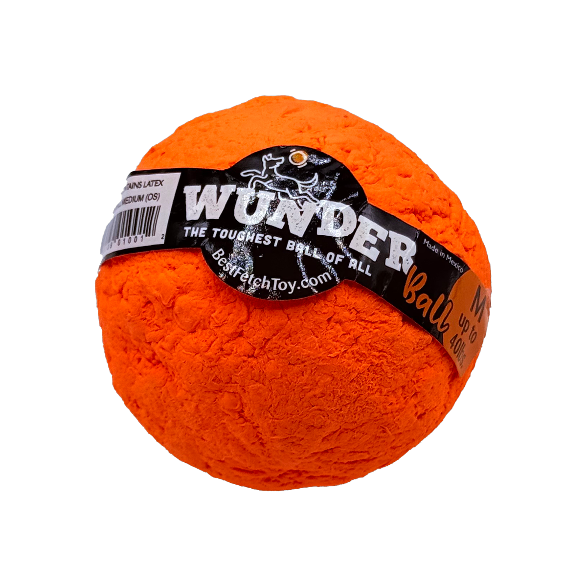 WUNDERball Fetch Toy Natural Rubber Ball For Dogs