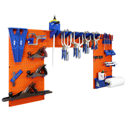 Metal Pegboard and Tool Storage Organizer Set