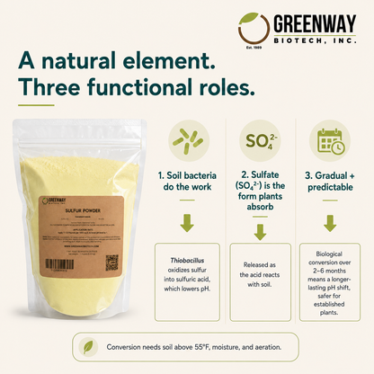 Sulfur Powder for Plants | Pure Sulfur Powder