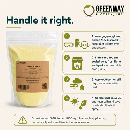 Sulfur Powder for Plants | Pure Sulfur Powder