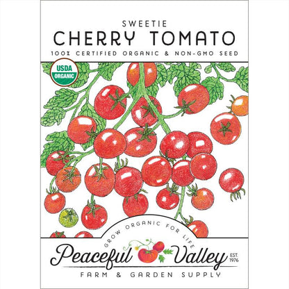 Sweetie Tomato seeds, red cherry tomato variety from Seedtime Store on Tampa Home & Garden Store