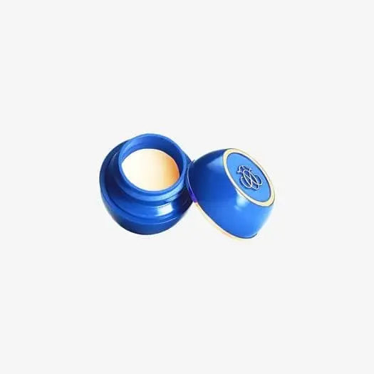 Tender Care Protecting Balm in a blue jar with beige balm visible, gold trim lid on Tampa Home & Garden Store