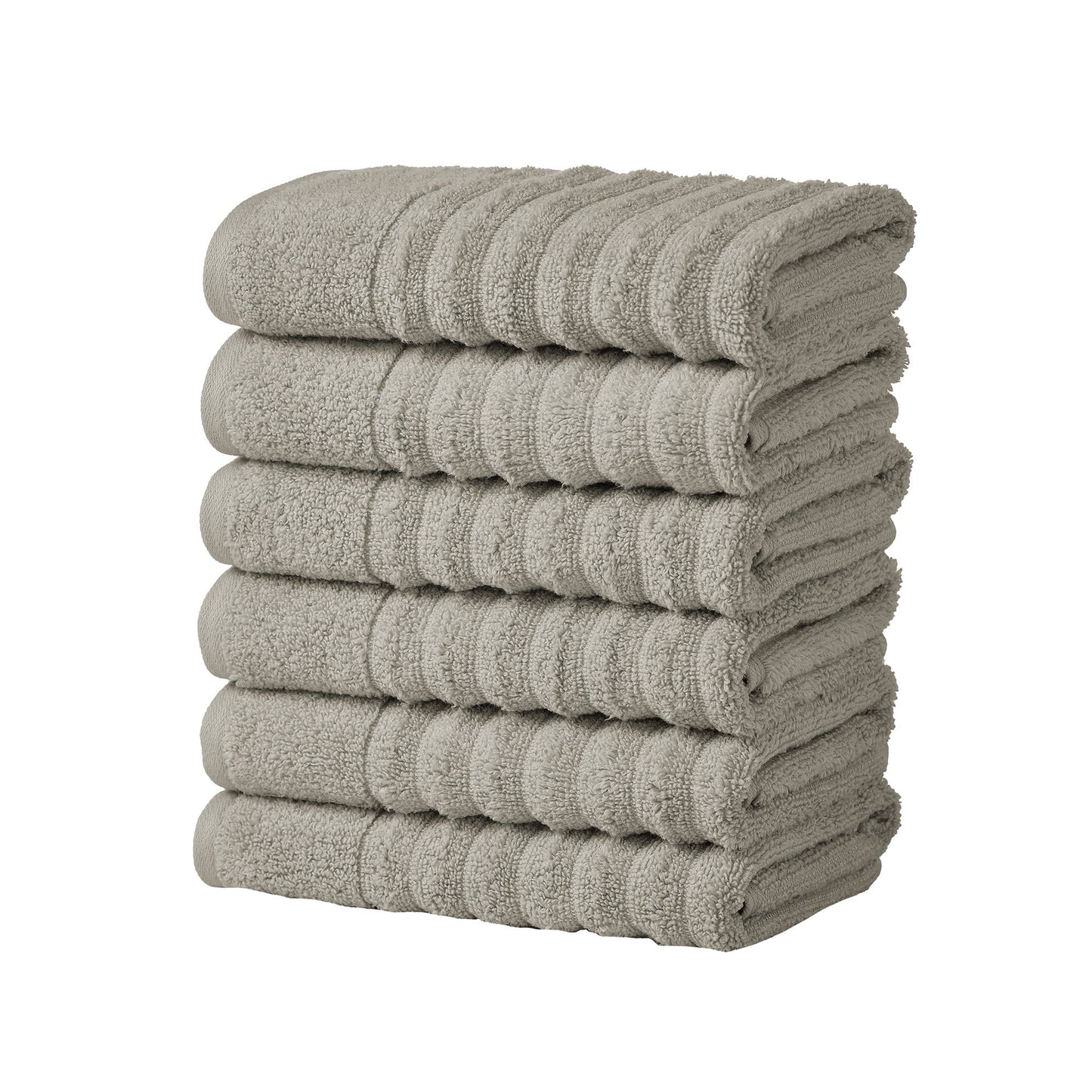 Luxury Combed Cotton and Ribbed Bath Towels