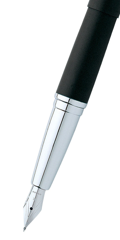 ATX Basalt Black stainless steel fountain pen with fine nib by Cross on Tampa Home & Garden Store