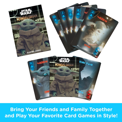 Star Wars The Mandalorian Grogu playing cards deck by The Country Christmas Loft featuring Grogu artwork on Tampa Home & Garden Store