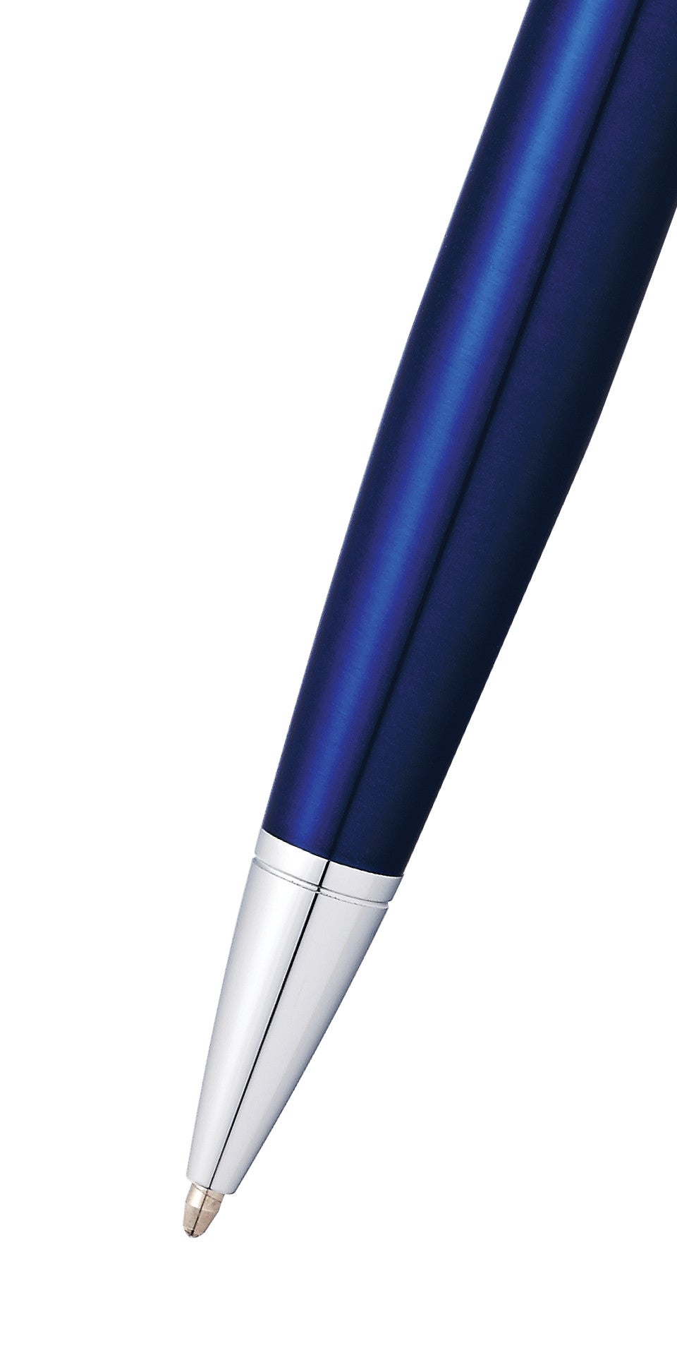 Bailey™ Blue Lacquer Ballpoint Pen blue metal body silver tip by A.T. Cross on Tampa Home & Garden Store