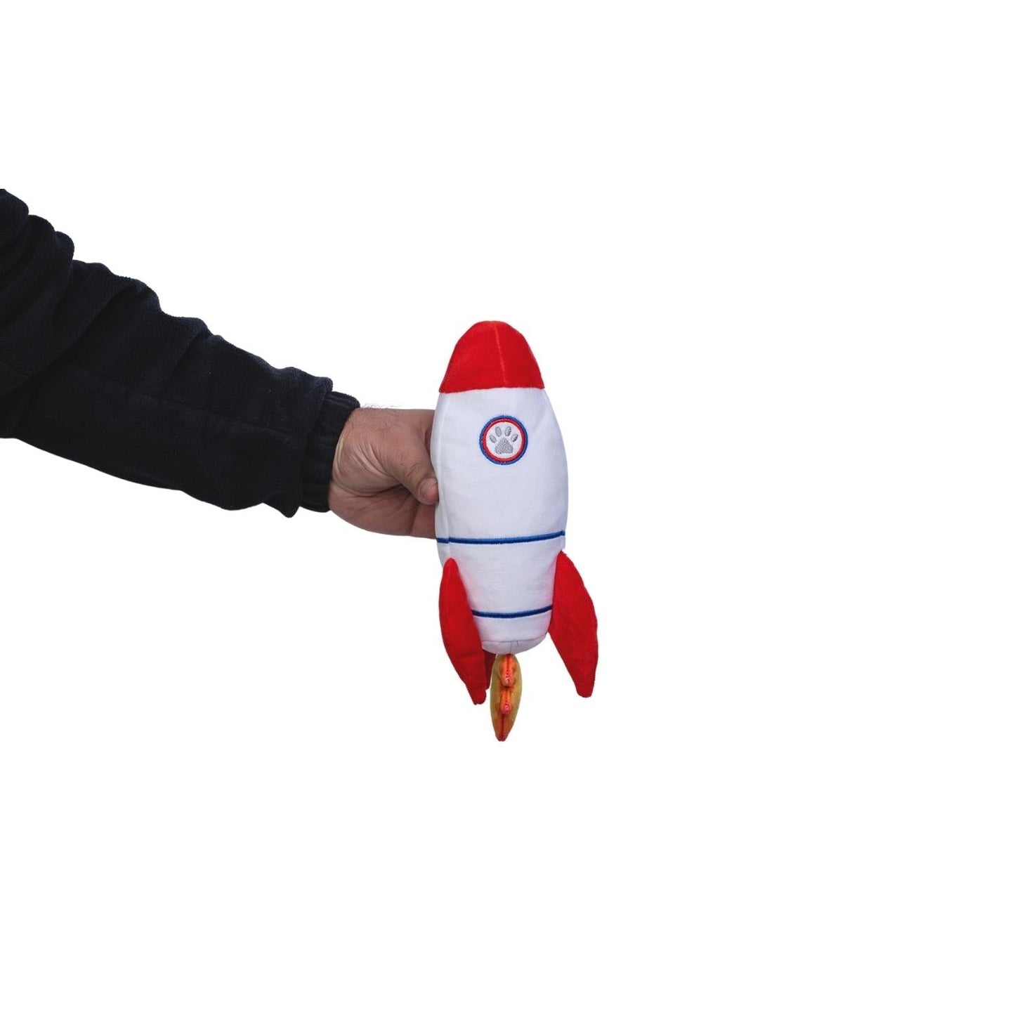 Coffret cadeau de peluches pour chien : extraterrestre et fusée – avec couineur et papier froissé pour des heures de jeu amusantes