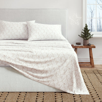 Turkish Cotton Flannel Sheet Set and Floral