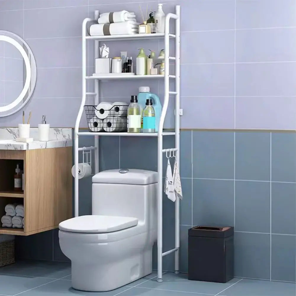 3-Tier Over Toilet Metal Storage Shelf