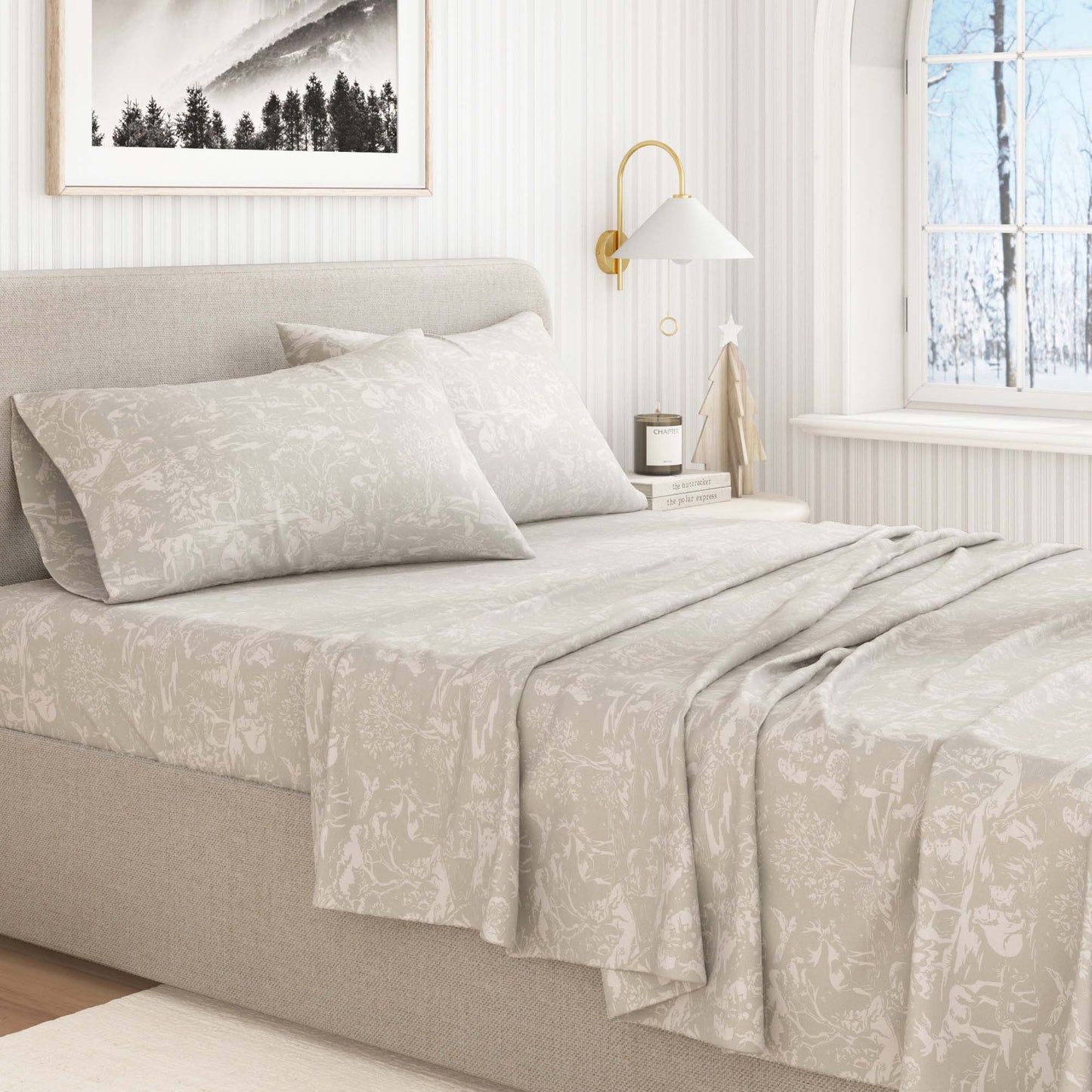 Turkish Cotton Sheet Set and Seasonal Prints