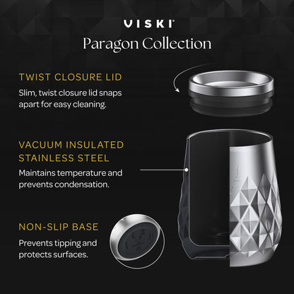 Paragon Stainless Steel Wine and Ceramic Tumbler