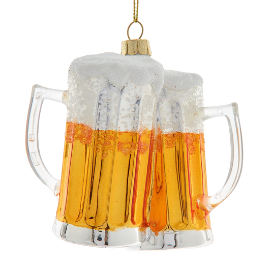 Cheers - Glass Beer Mug Ornament - Tampa Home & Garden Store