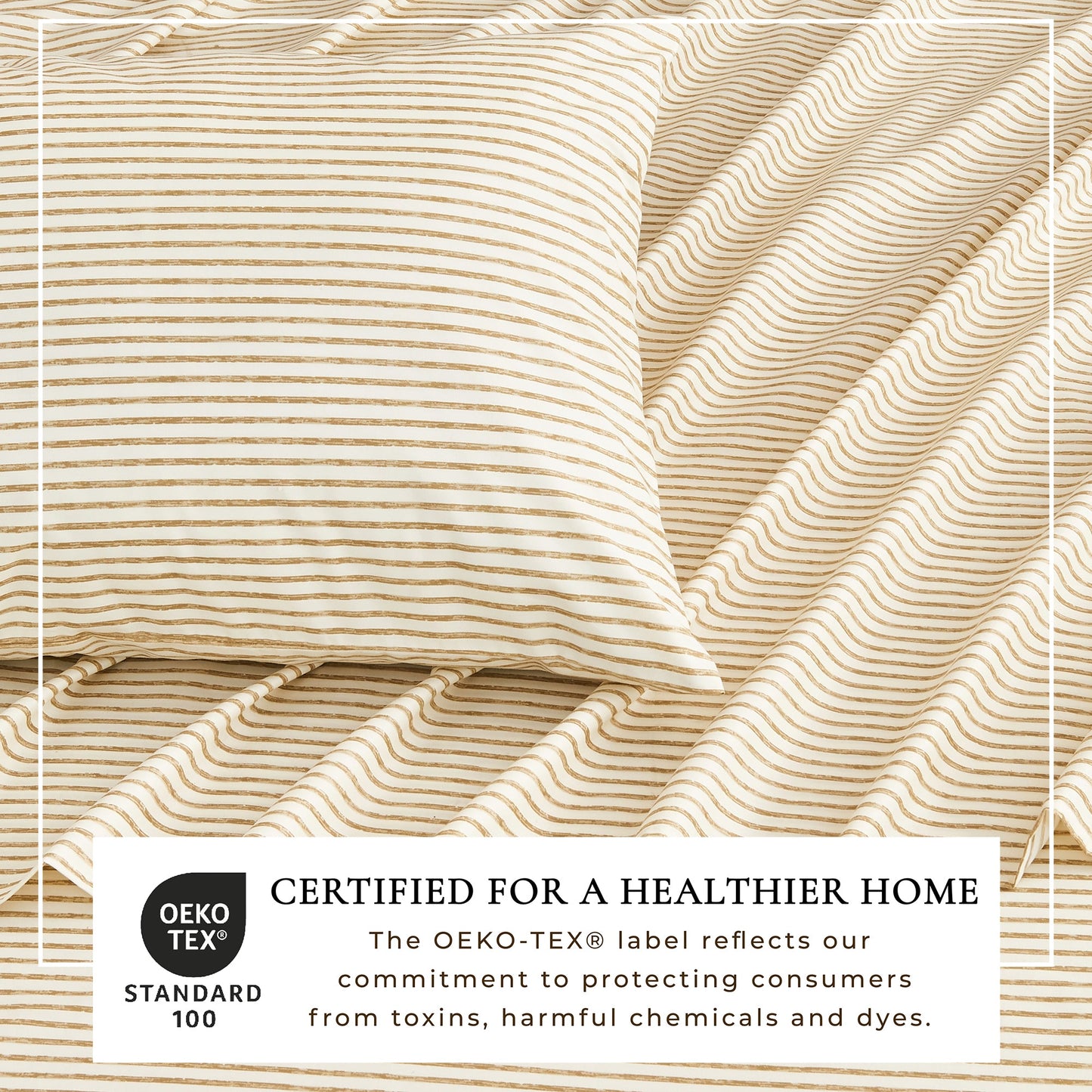 The Striped Microfiber Sheet Set and Soft Finish
