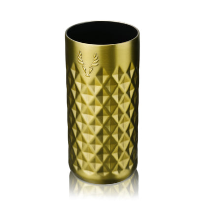 Gold and Double Wall Stainless Highball Tumbler