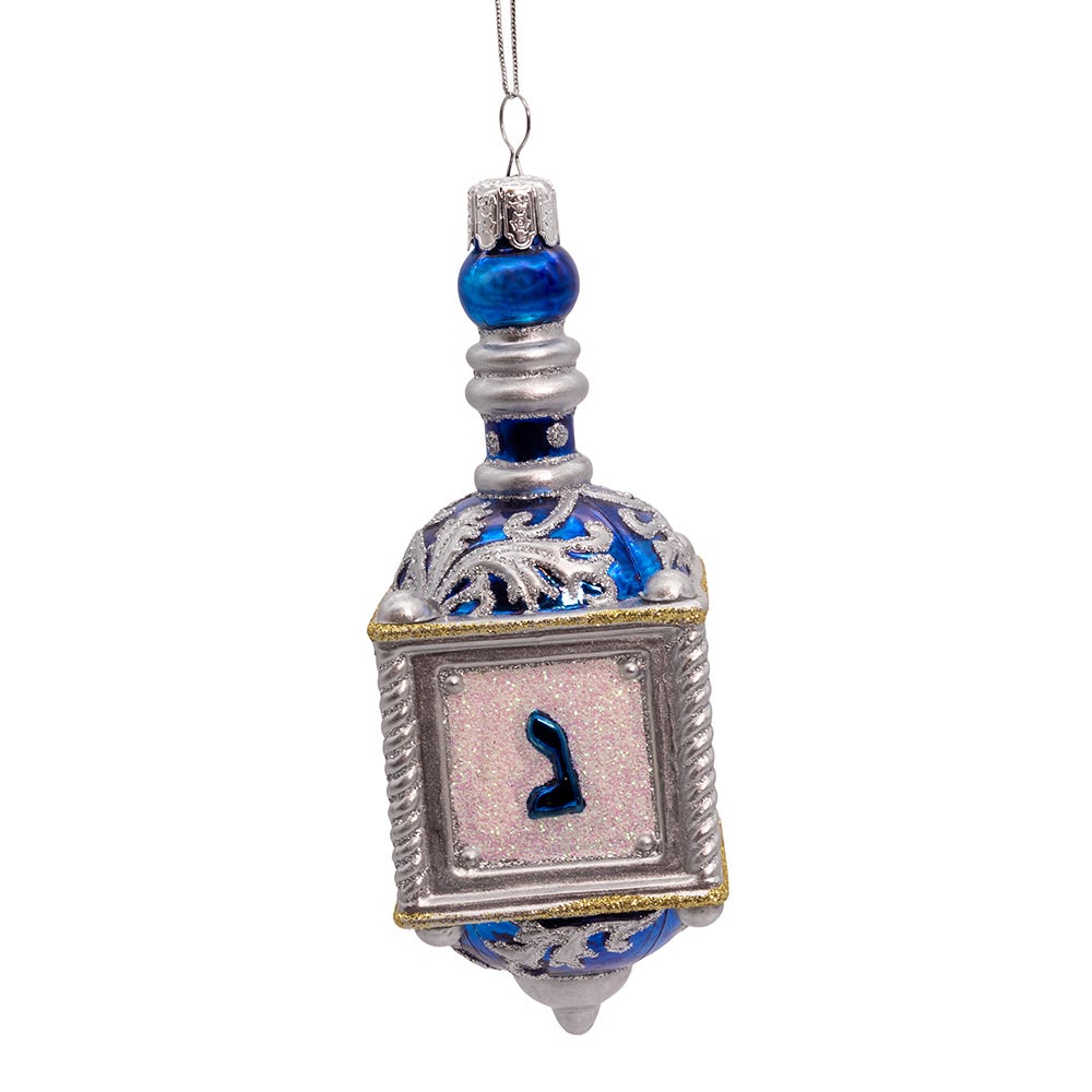 Adorno de dreidel de cristal de Noble Gems
