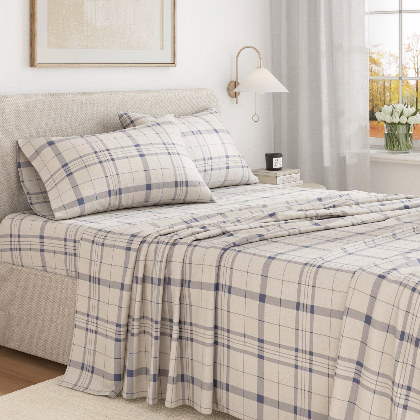 Turkish Cotton Flannel Sheet Set and Stripes