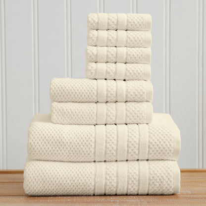 Premium Cotton Checkered Jacquard Towel for Bath