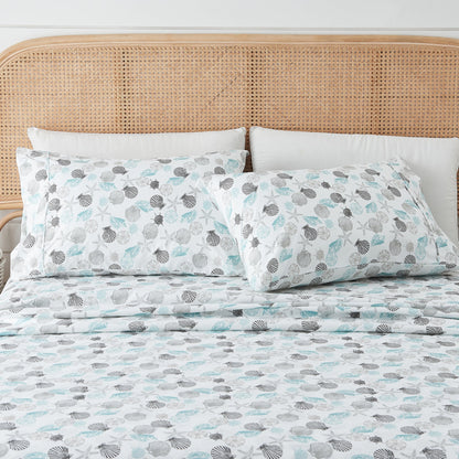 Lightweight Coastal Printed Sheet Set and Covers