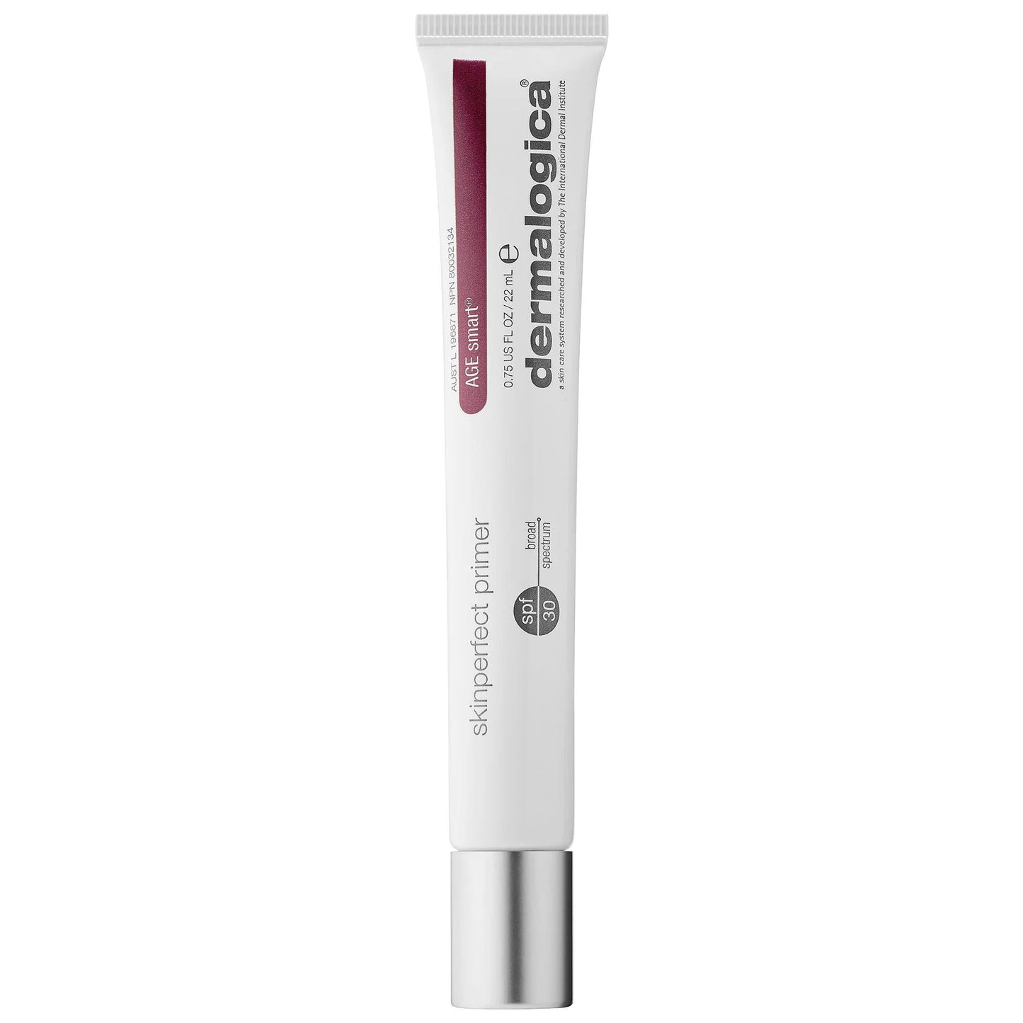 Dermalogica Skinperfect Primer SPF30 white tube with pink stripe makeup primer on Tampa Home & Garden Store