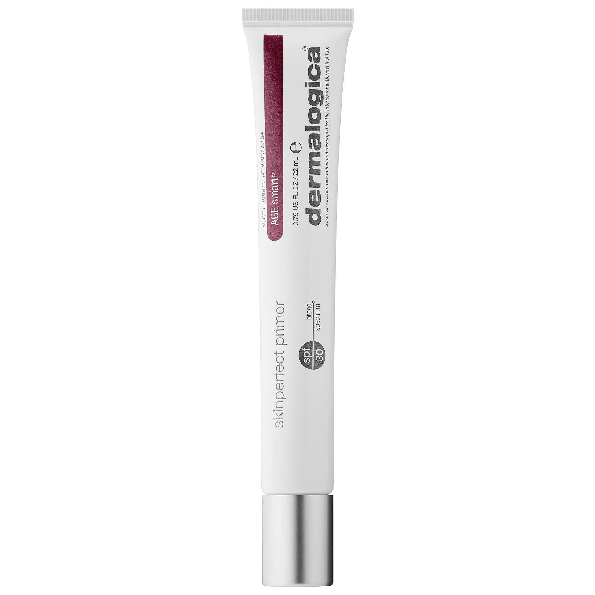 Dermalogica Skinperfect Primer SPF30 white tube with pink stripe makeup primer on Tampa Home & Garden Store