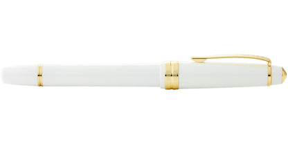 Bailey Light white resin fountain pen with gold-tone trim and fine nib by A.T. Cross on Tampa Home & Garden Store