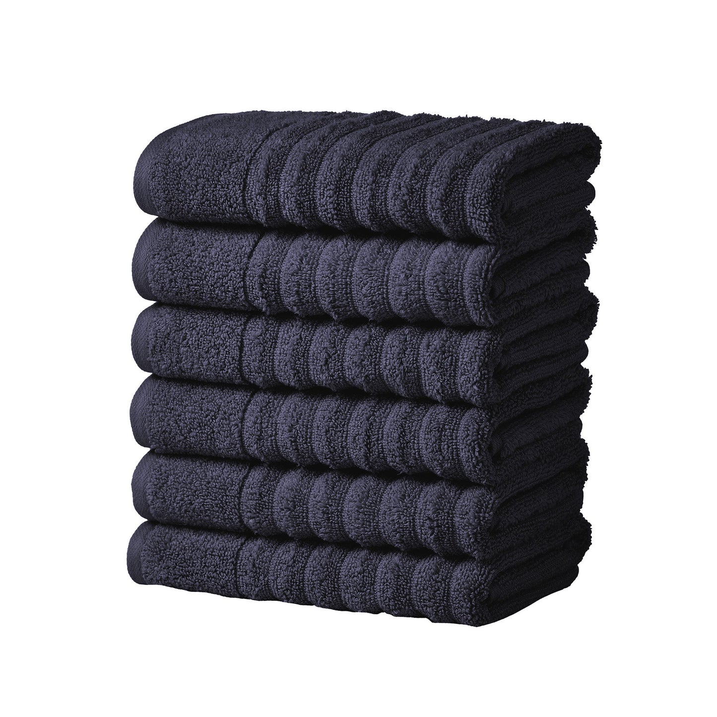 Luxury Combed Cotton and Ribbed Bath Towels