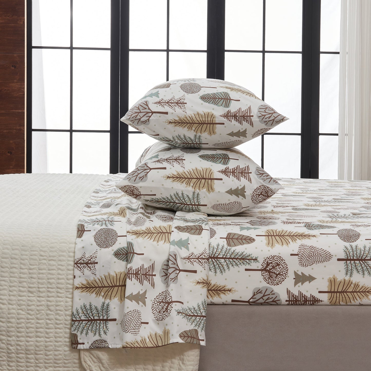Lodge Printed Sheet Set and the Rustic Print