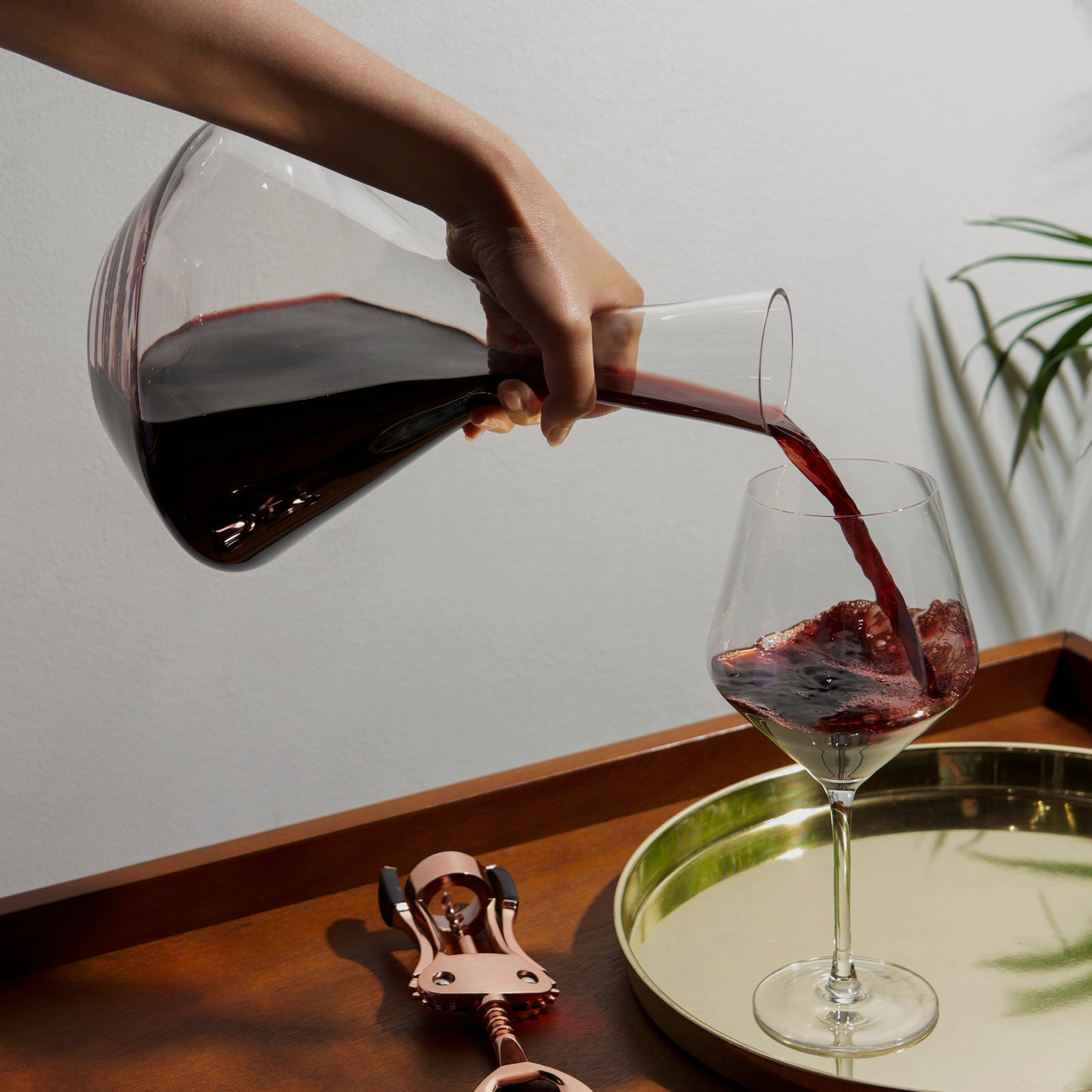 Raye Angled Crystal and Premium Wine Decanter