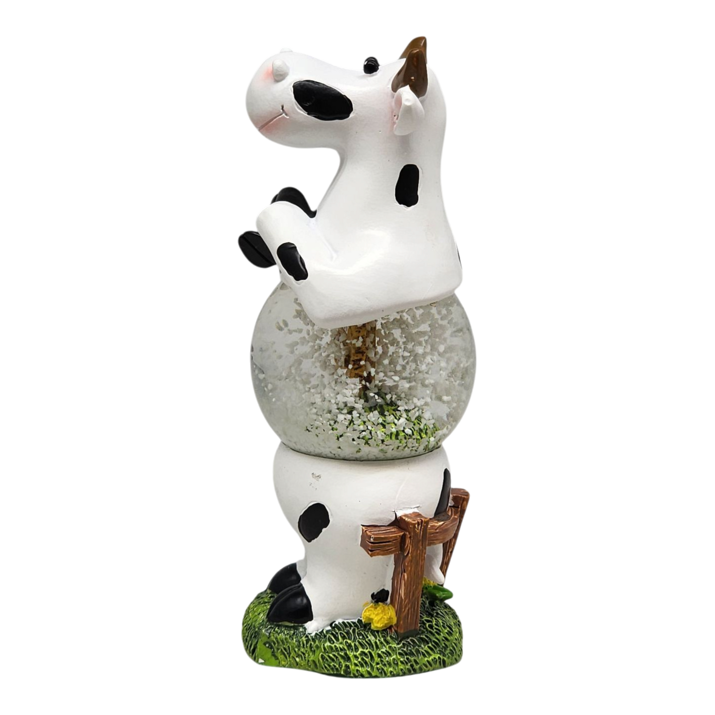 Boule à neige vache debout