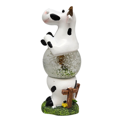 Boule à neige vache debout