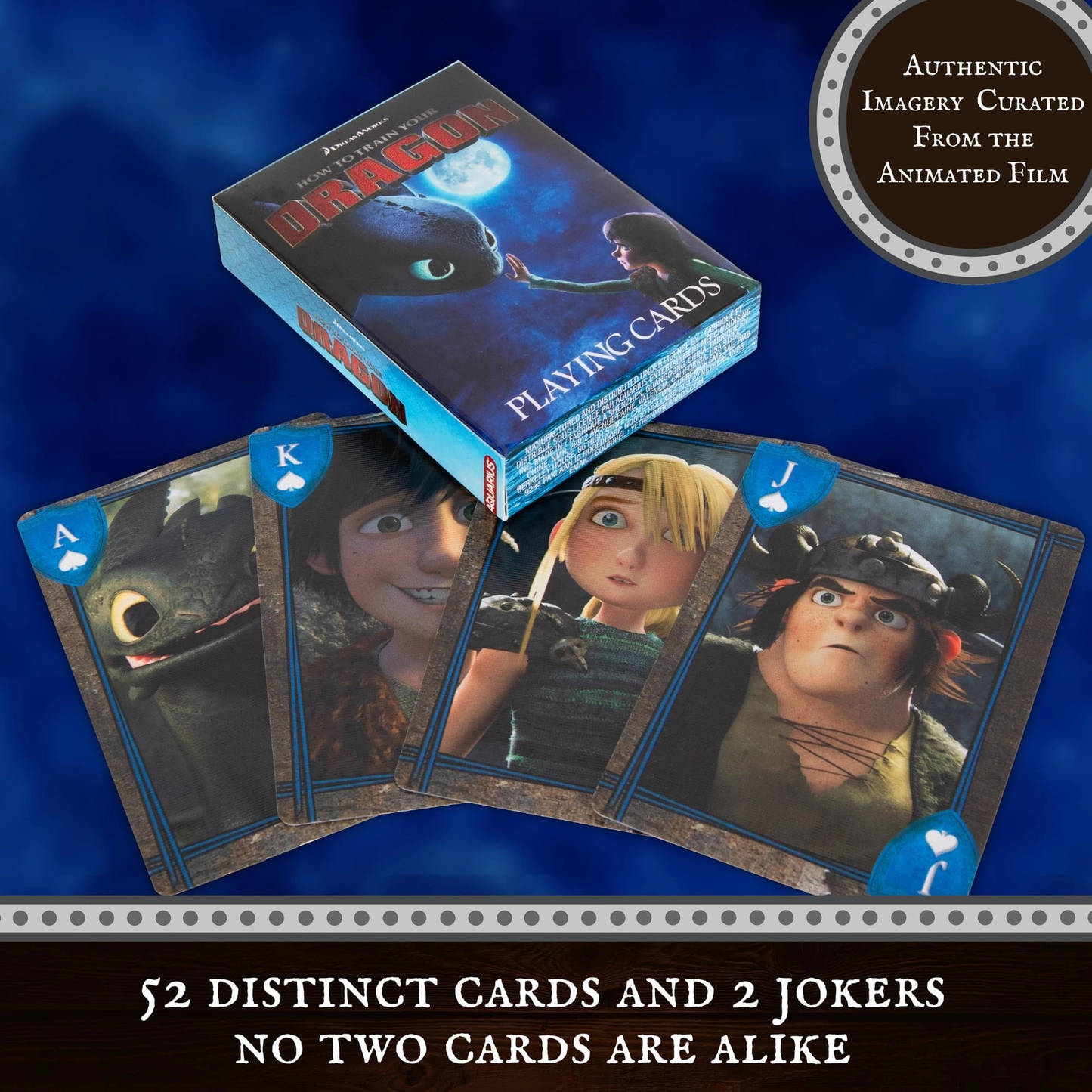 How to Train Your Dragon playing cards deck with dragon art, 52-card set by The Country Christmas Loft on Tampa Home & Garden Store