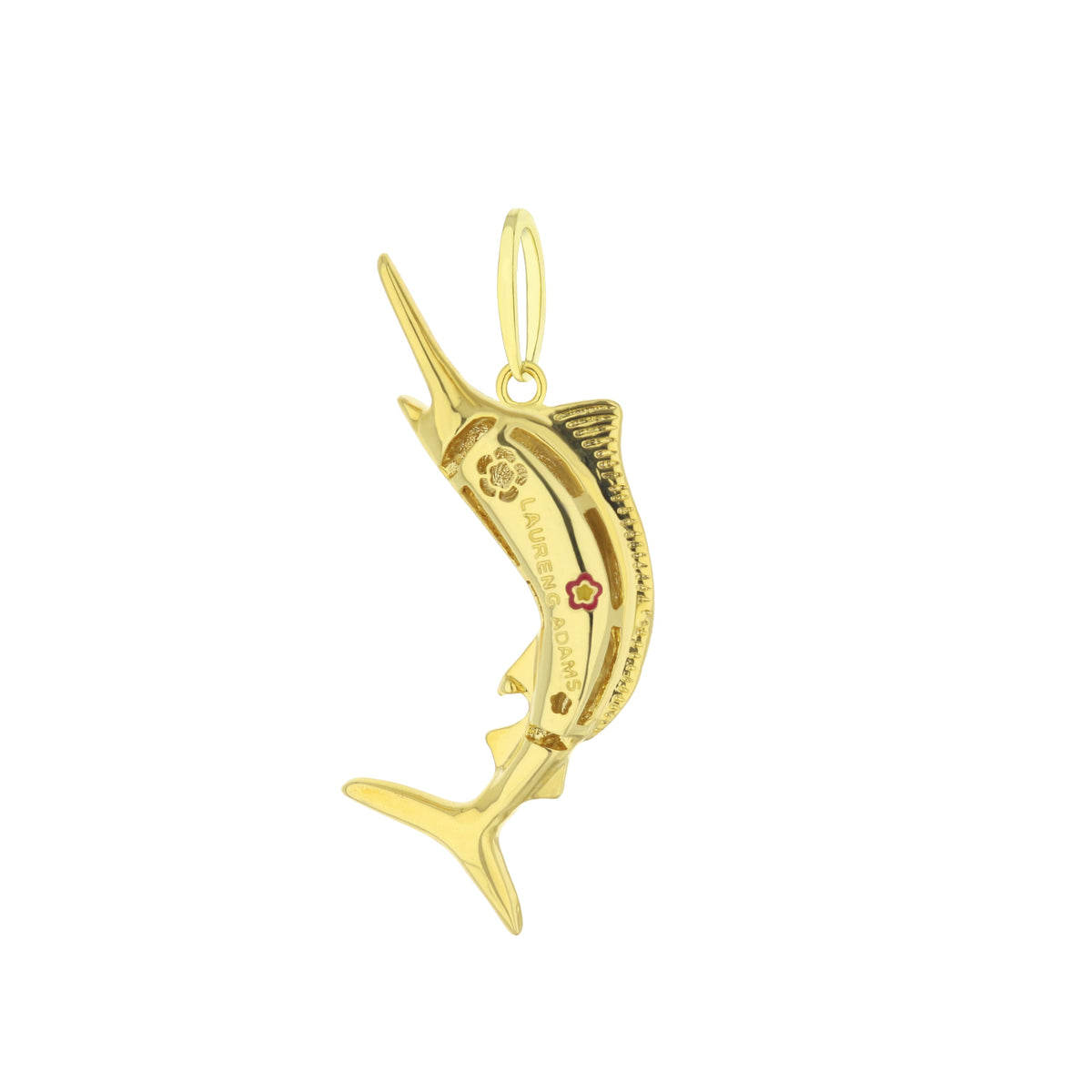 Eau Swordfish Pendant gold-tone sea life pendant by Lauren G Adams on Tampa Home & Garden Store