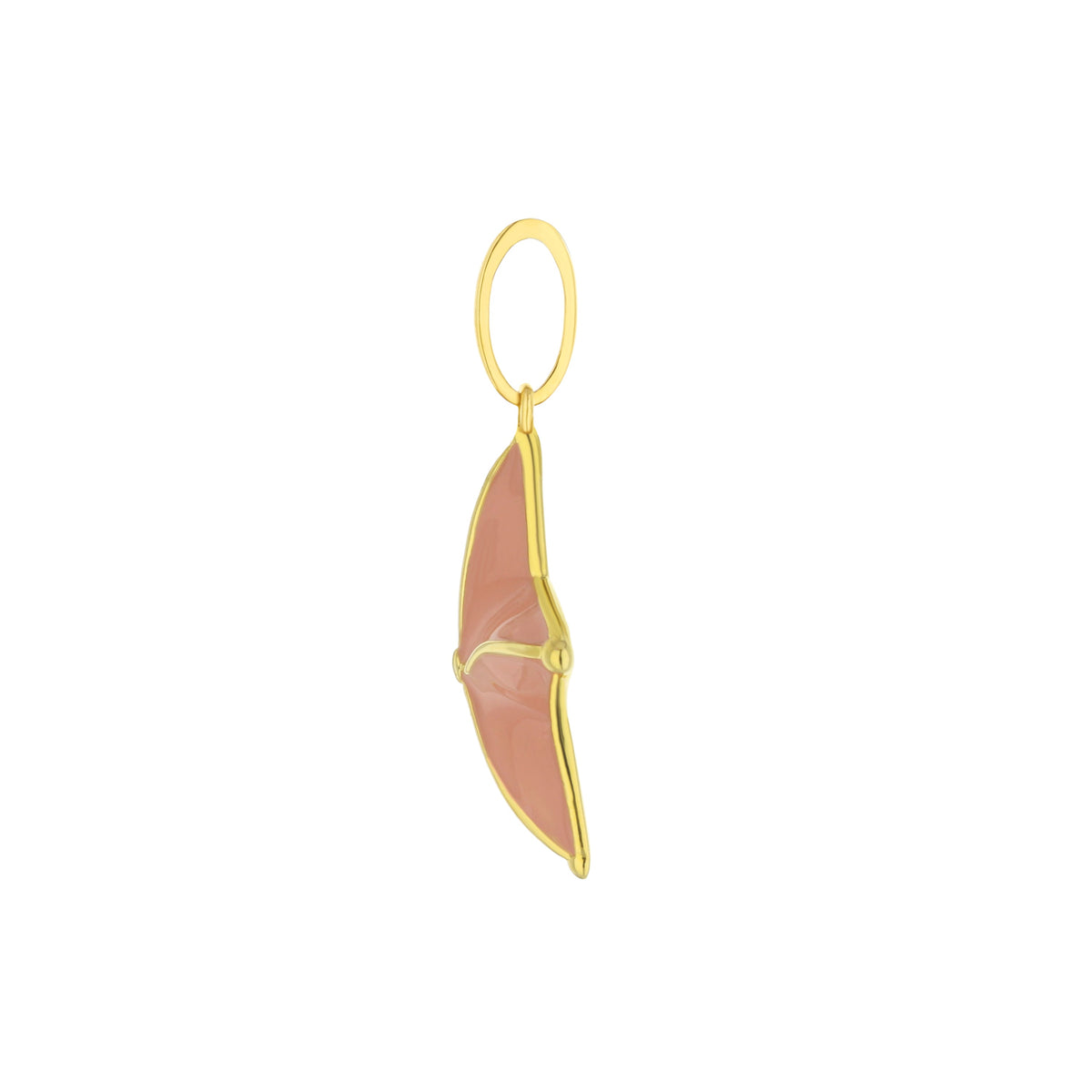 Eau Starfish Pendant blush enamel charm by Lauren G Adams, gold tone necklace component on Tampa Home & Garden Store