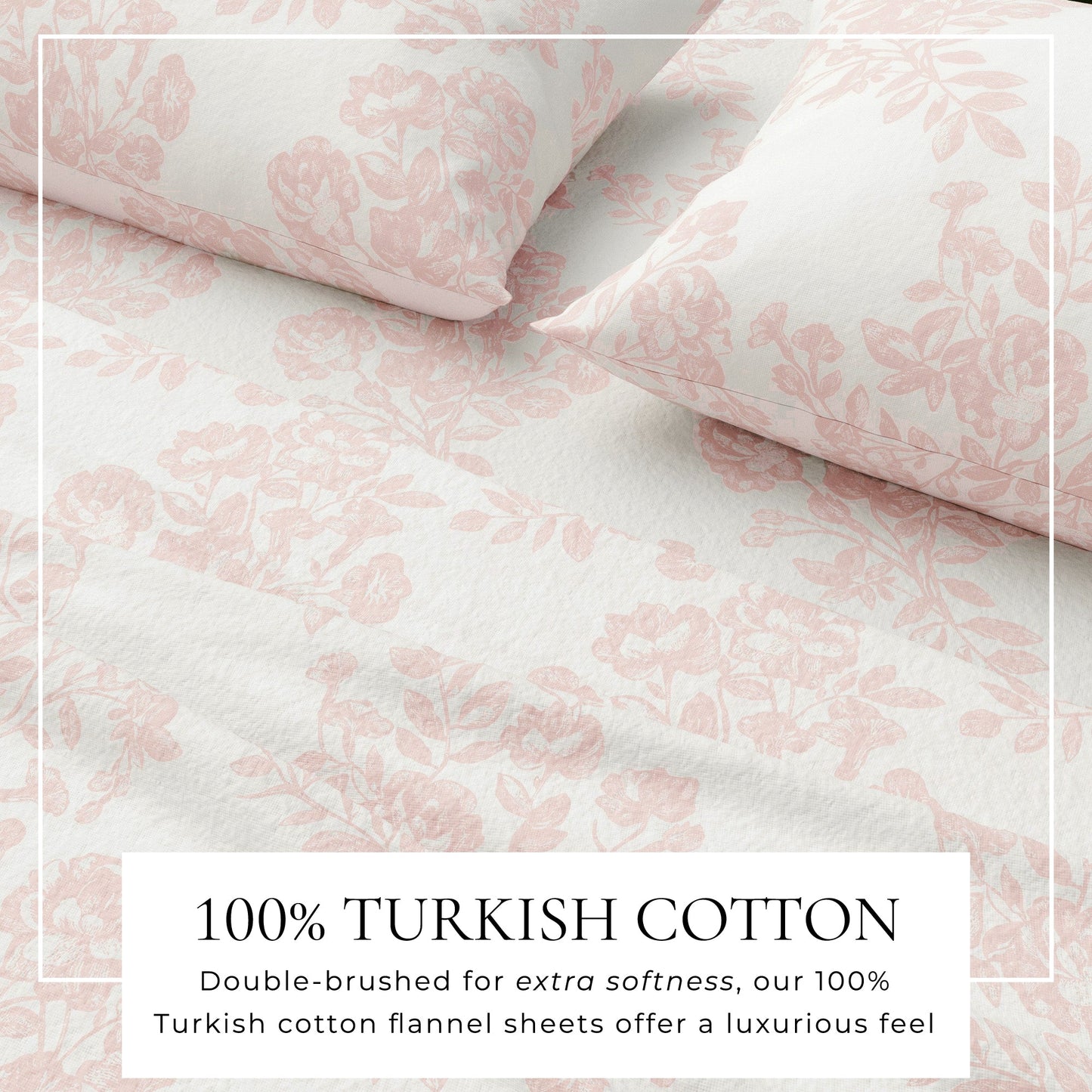Luxurious and Soft Turkish Cotton Flannel Sheet