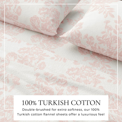 Luxurious and Soft Turkish Cotton Flannel Sheet