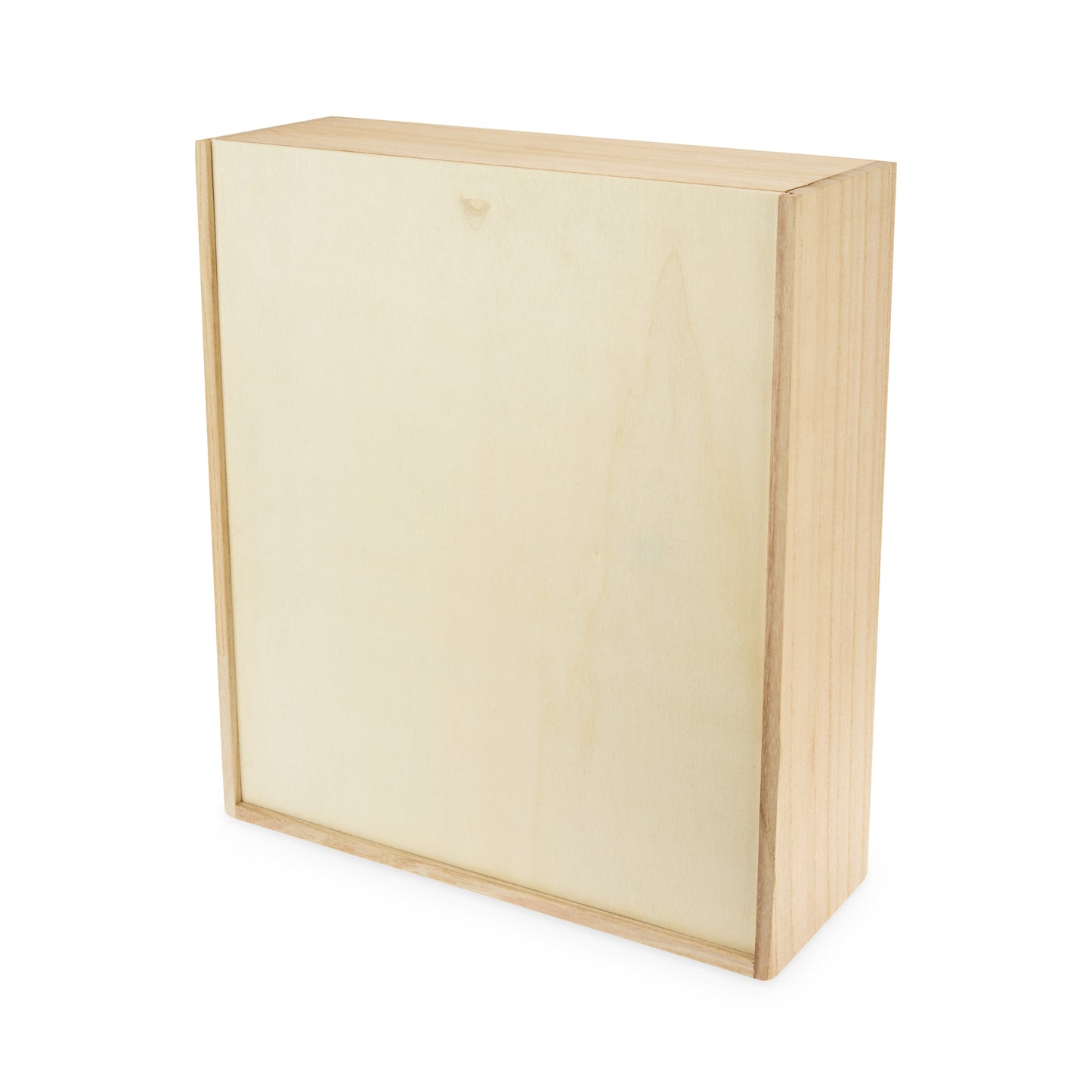 Solid Wood Wine Box For Three Bottles And Storage