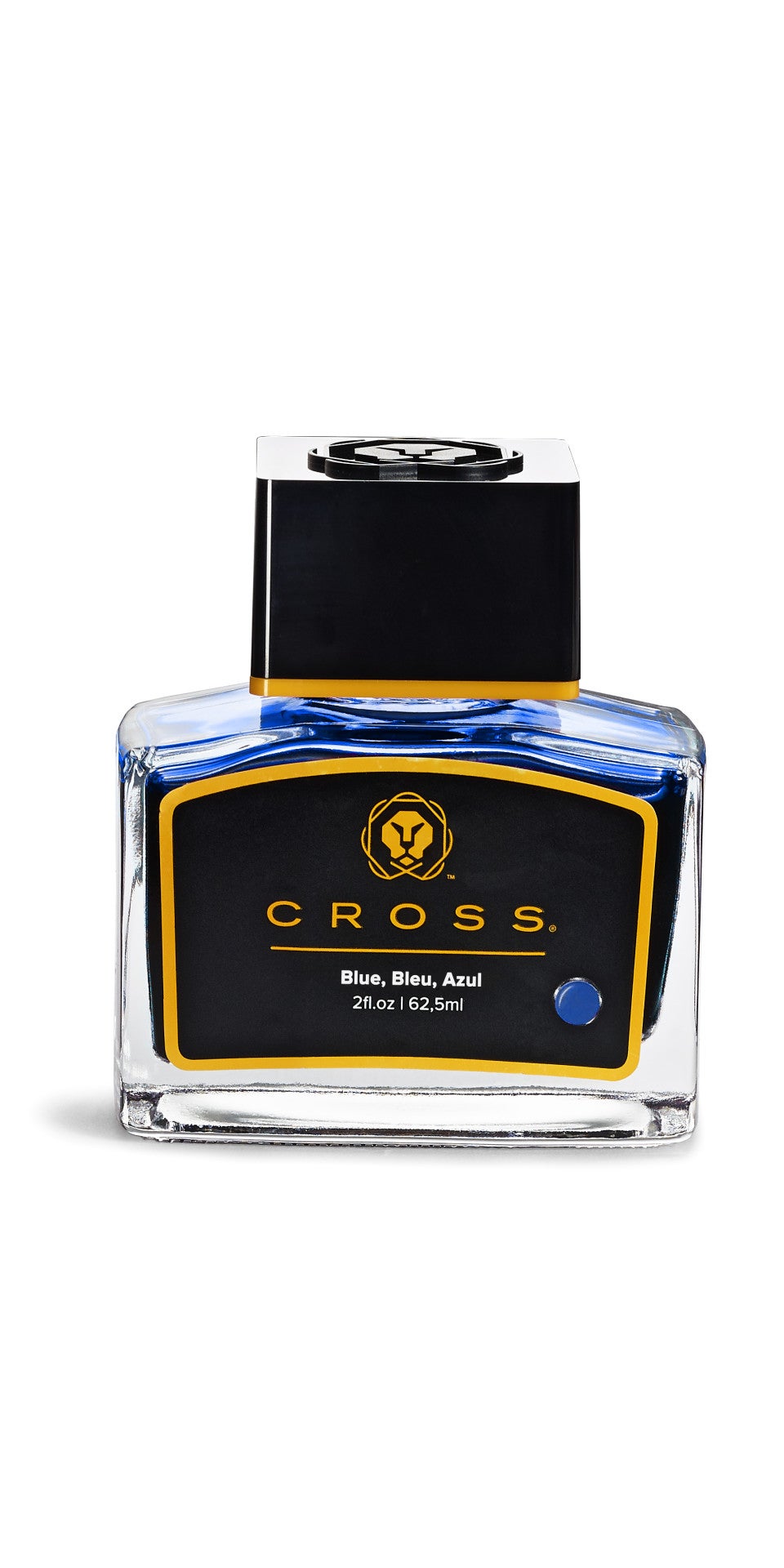 Cross fountain pen ink Blue, 2oz glass bottle with black cap and gold label on Tampa Home & Garden Store