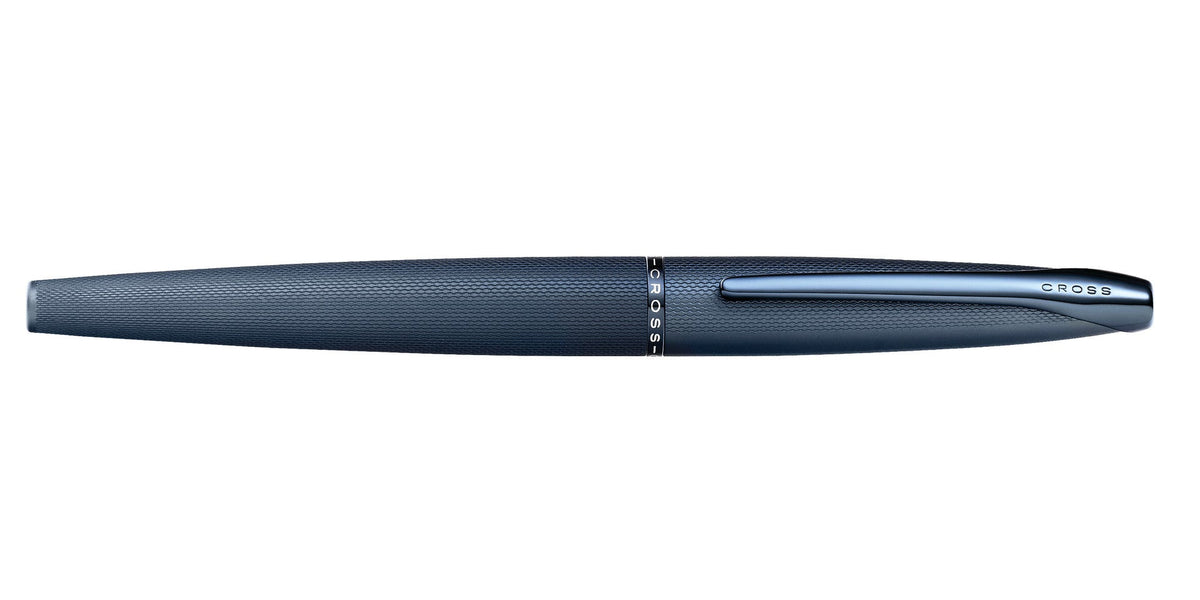 ATX sandblasted dark blue rollerball pen with textured barrel by A.T. Cross on Tampa Home & Garden Store