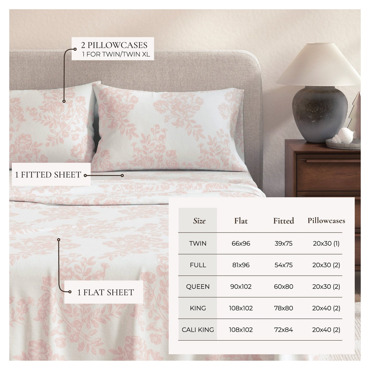 Luxurious and Soft Turkish Cotton Flannel Sheet