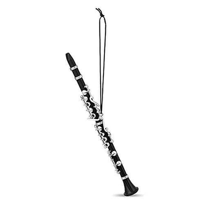 Adorno de clarinete negro - 6,5"