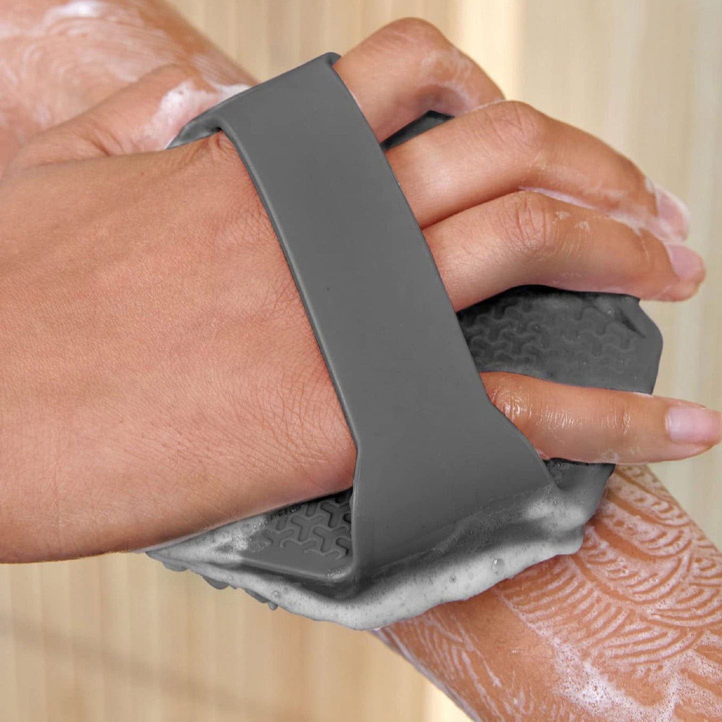 2 Pack With the Gentle Silicone Body Scrubbers