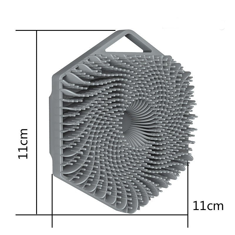 2 Pack With the Gentle Silicone Body Scrubbers