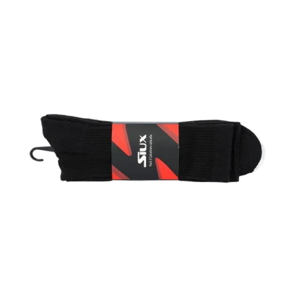Siux USA 3x Tall Socks, black crew socks with red label packaging on Tampa Home & Garden Store