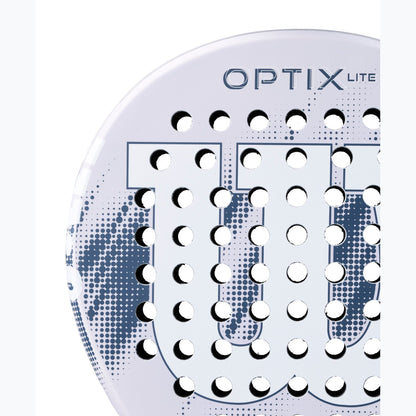 Padel racket Wilson Optix V2 Lite Lilac with perforated lilac head by Racket Central on Tampa Home & Garden Store